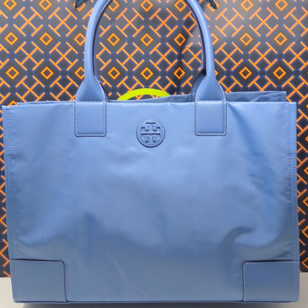 Nwt Tory Burch Ella tote ocean side - Picture 2 of 8